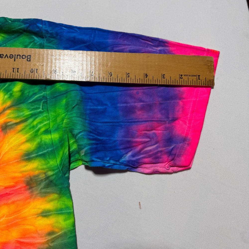 All Sport Tie Dye Bahamas Freeport Embroidered T-Shirt Mens XL Rainbow Souvenir - Picture 5 of 9